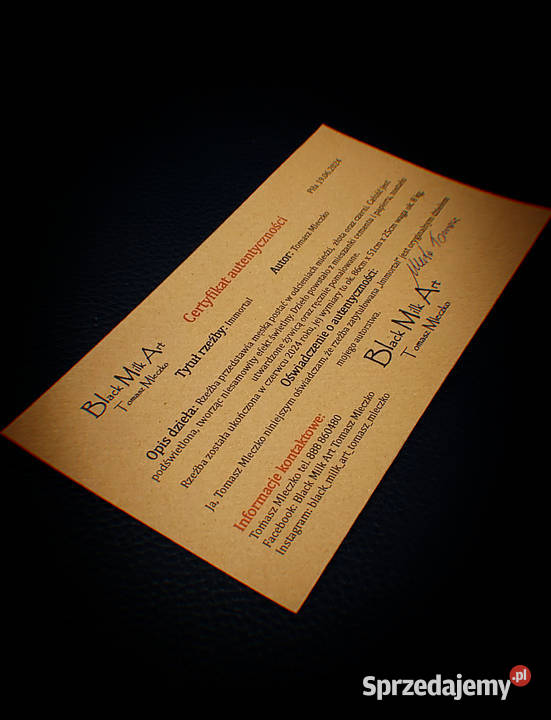 Immortal rzeźba lampa sztuka użytkowa