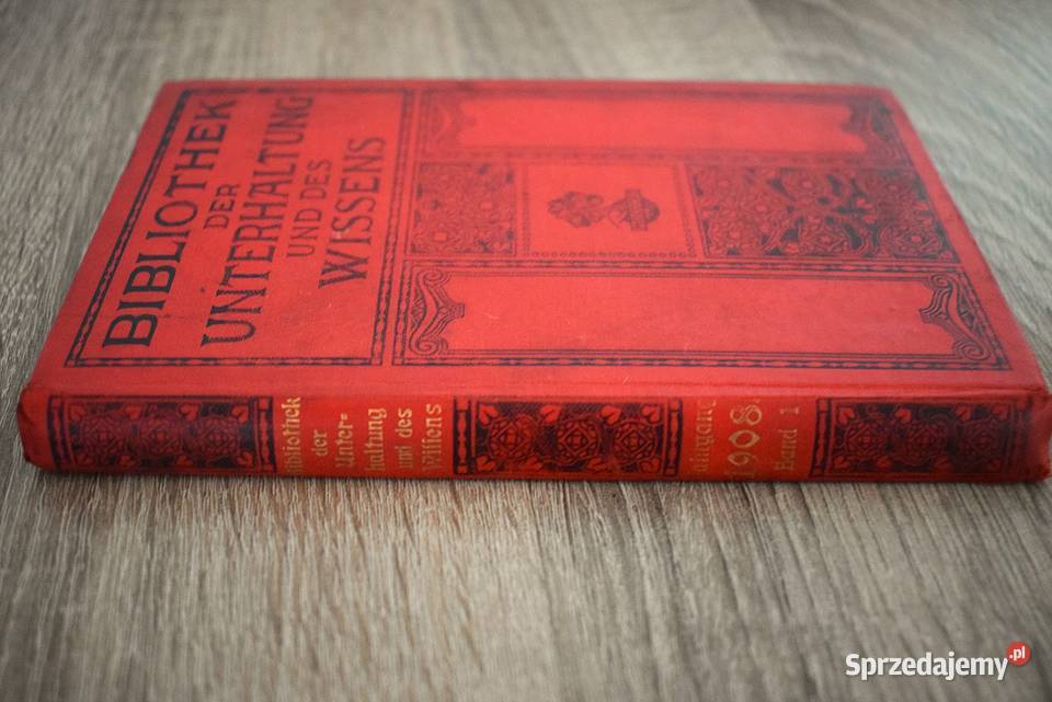 Biblioteka Rozrywki i Wiedzy książka z roku 1908 kujawsko-pomorskie Chełmno
