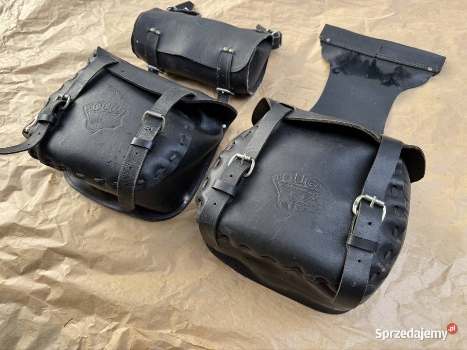 Sakwy Skórzane piórnik Suzuki GN 125 Honda 250 sprzedam
