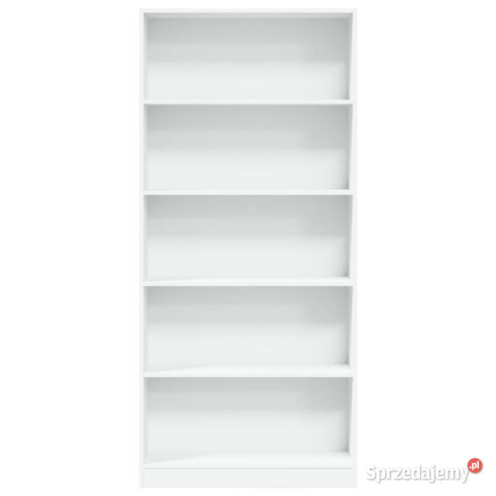 Regał biały 80x24x176 materiał drewnopochodny mazowieckie Warszawa
