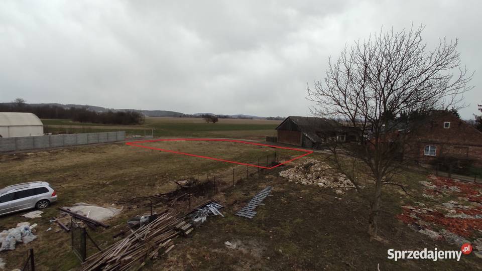 Działka budowlana uzbrojona Wołowice 7 ar 700 m2 20m małopolskie