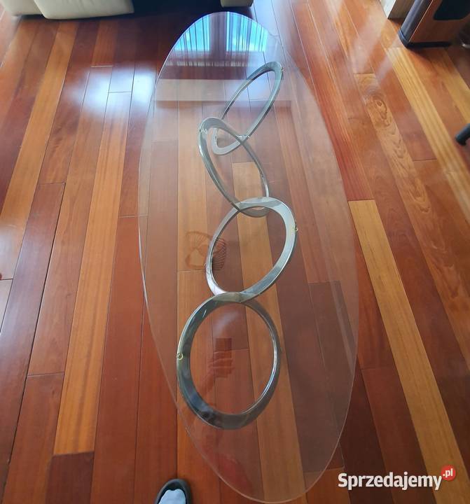 Stolik szklany owalny Warszawa