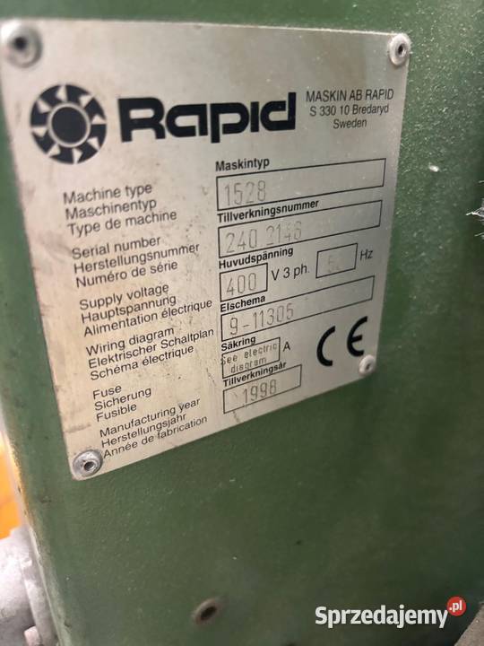 Młyn do tworzyw sztucznych Rapid 1528 Łowicz