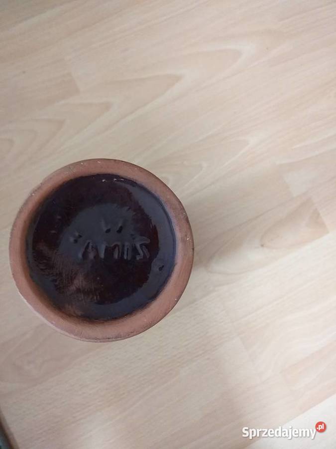 Wazon ceramiczny Amis Włocławek brązowy Tychy