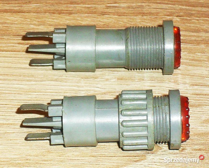 Lampka kontrolna pomarańczowa z żarówką 12 V 2 W Gliwice