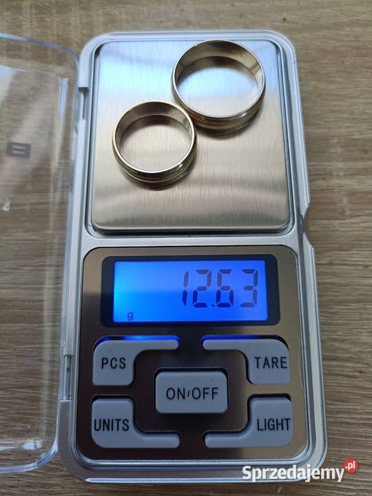 Złote obrączki 585 waga 1263g złoto Szczecin