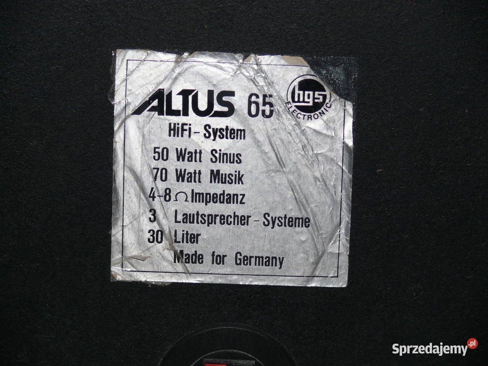 Altus 65 pomorskie Gdańsk