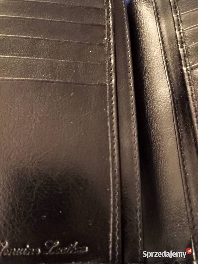 Skórzany portfel damski czarny Dla kobiet Bytom Odrzański