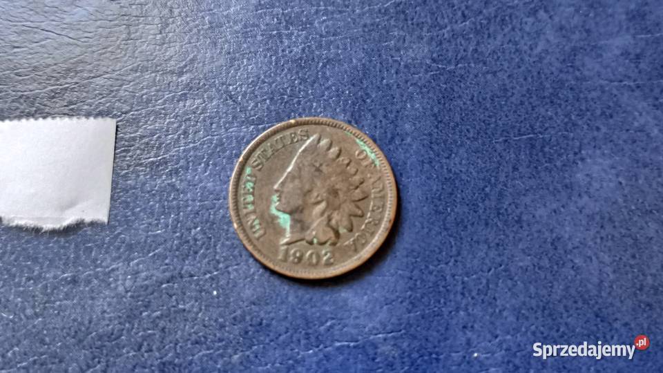Stare monety 1 cent 1902 USA