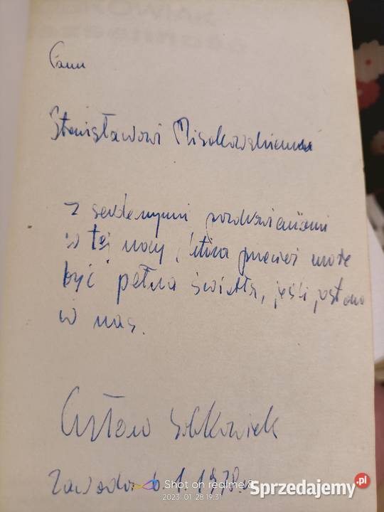 Sobkowiak Bezsenność unikat Księgarnia Praga Proza i poezja Warszawa