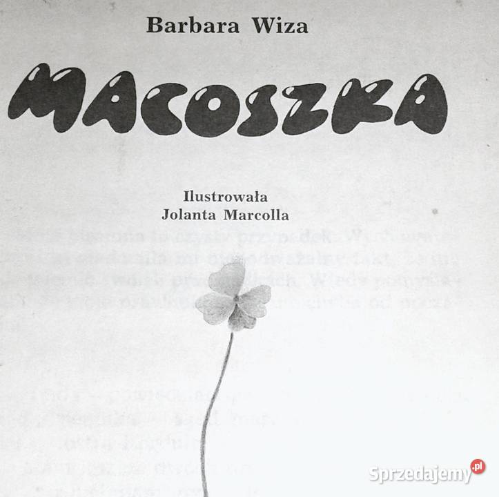 Macoszka Barbara Wiza Rok wydania 1989
