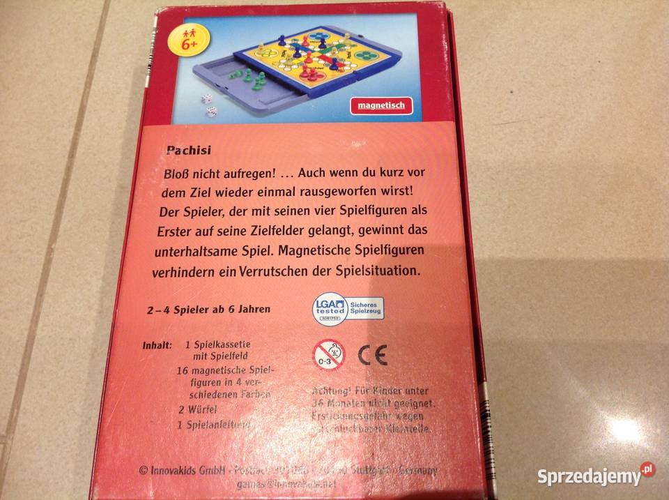 PACHISI Magnetisch Gra Planszowa Rodzinna