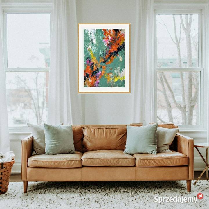 Secret garden 1 obraz abstrakcyjny nowoczesny pomorskie