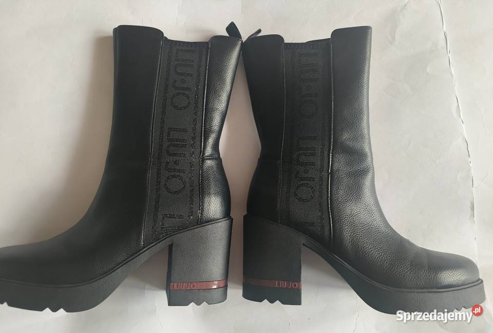 Liu Jo nowe botki czarne 37 Myślenice