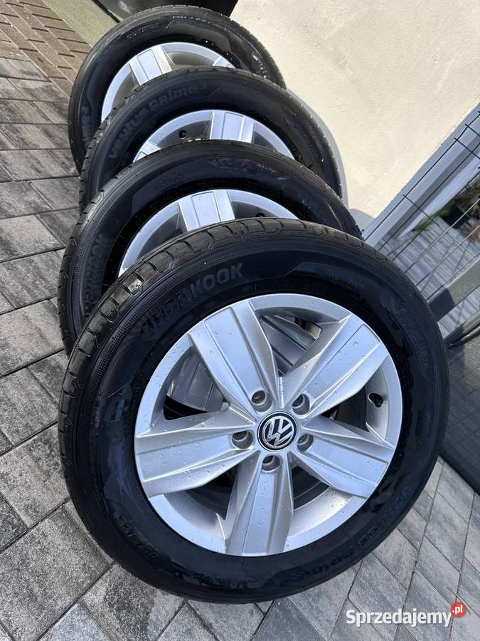 Oryginalne felgi VW 16 5x112 6x Hankook Ventus Lębork