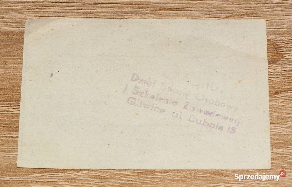 Kartka żywnościowa 19898 kartki na mięso Rezerwa Gliwice sprzedam