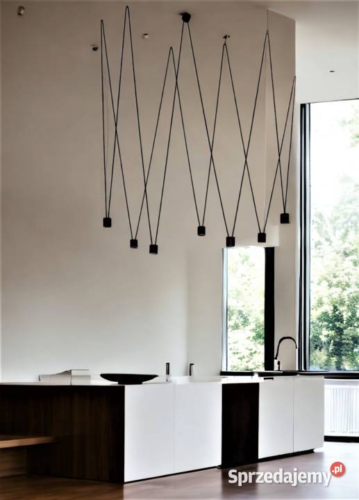 Długa lampa wisząca na antresole skośnyprosty podkarpackie Rzeszów