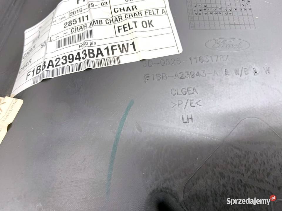 BOCZEK DRZWI LEWY PRZÓD FORD FIESTA MK7