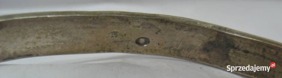 Bransoleta Srebrna Warmet PRL Warszawa