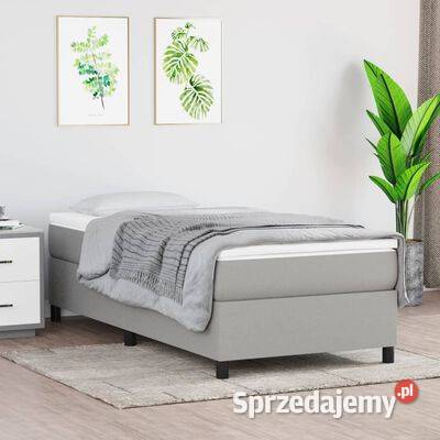 vidaXL Rama łóżka jasnoszara 80 x 200 Warszawa sprzedam