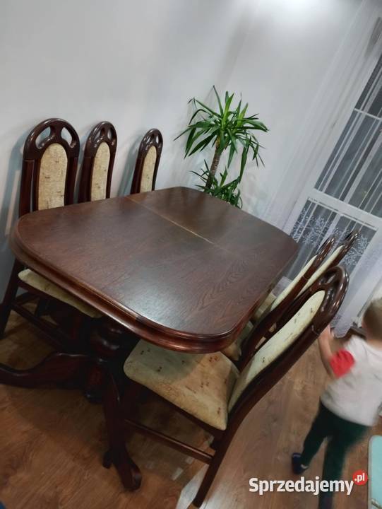 Sprzedam stół z krzesłami świętokrzyskie sprzedam