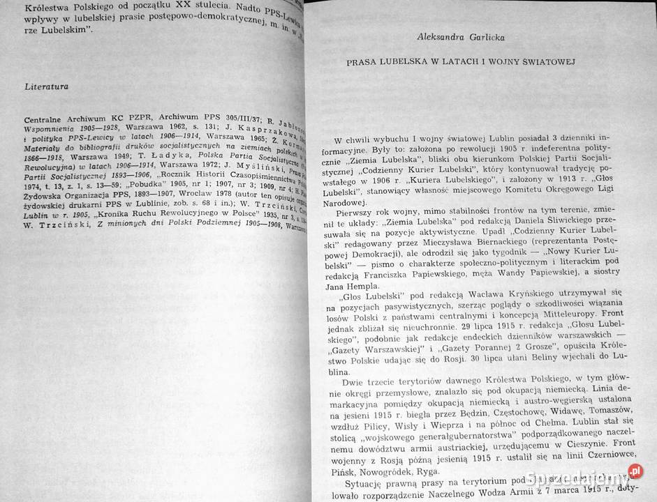 Prasa lubelska Tradycje i współczesność Jerzy Chełm sprzedam