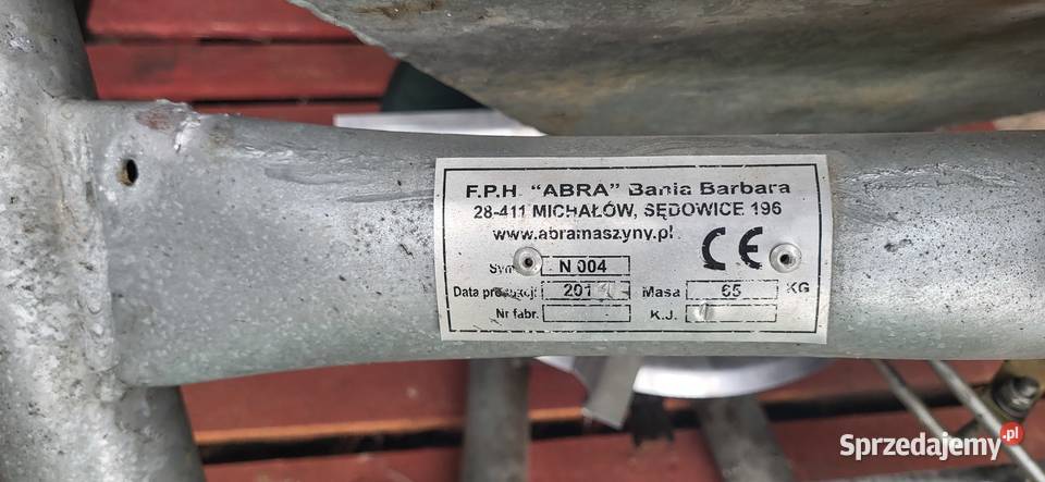 Rozsiewacz do nawozów ABRA ocynk nieuszkodzony sprzedam