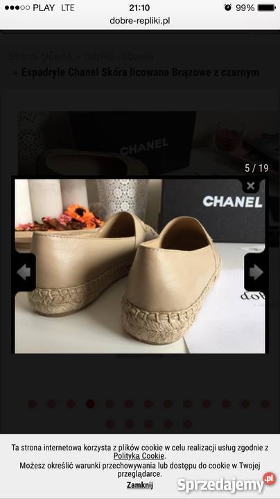 espadryle CHANEL Warszawa