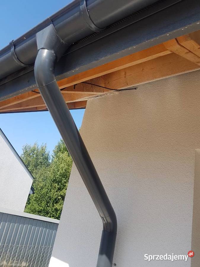 Rura spustowa GALECO grafit półmat 5 sztuk Rynny i spusty Grudziądz sprzedam