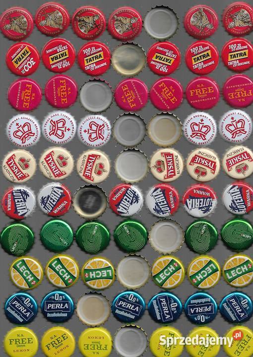 Kapsle polskie z piwa 10 lubelskie Puławy