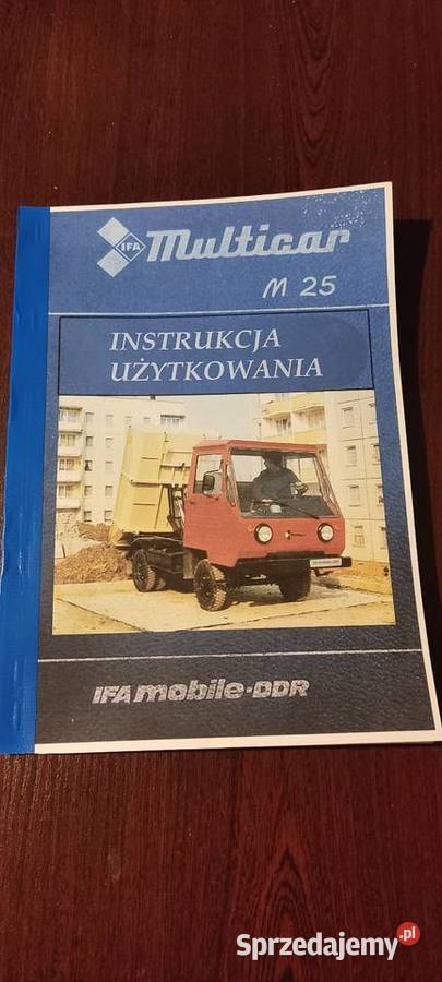 Instrukcja obsługi multicar m 25