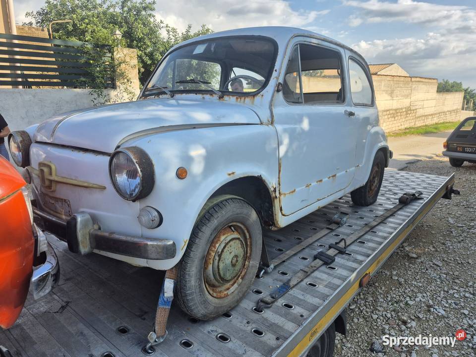 Fiat 600d z dokumentami manualna Samochody osobowe mazowieckie Warszawa