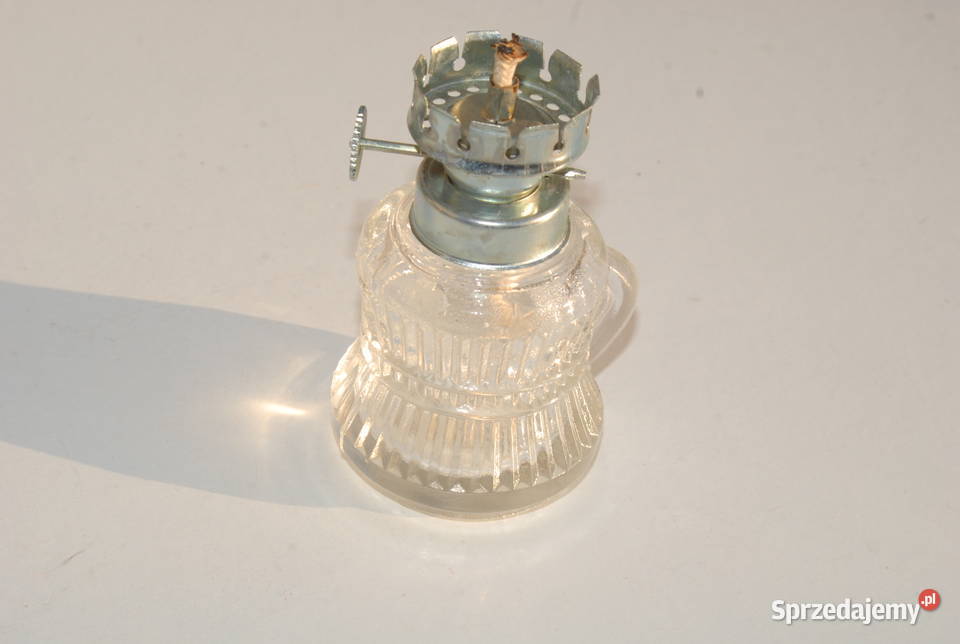 Stara mała lampa naftowa Mars lata 6070 lata Cieszyn