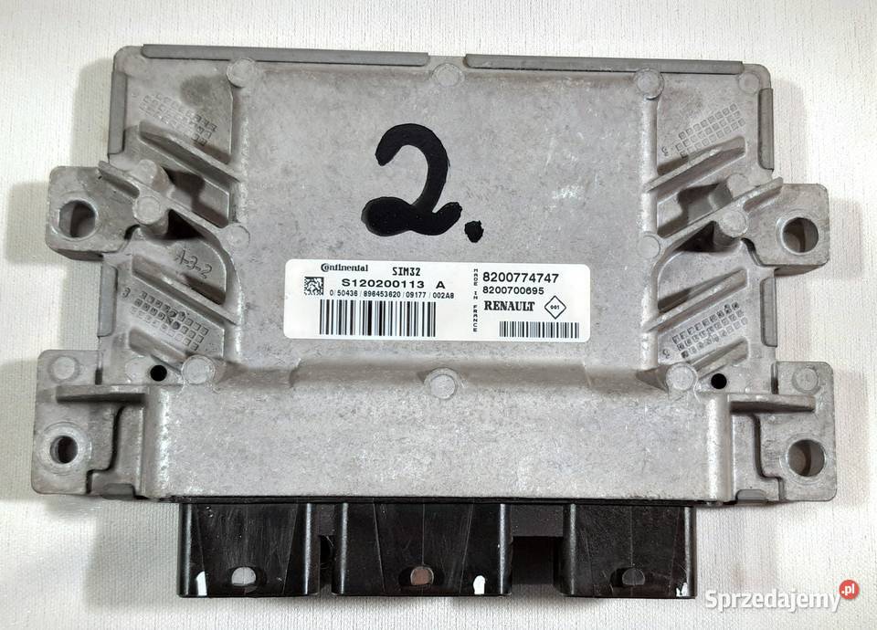 KOMPUTER STEROWNIK SILNIKA RENAULT TWINGO II Układ elektryczny dolnośląskie Mielęcin