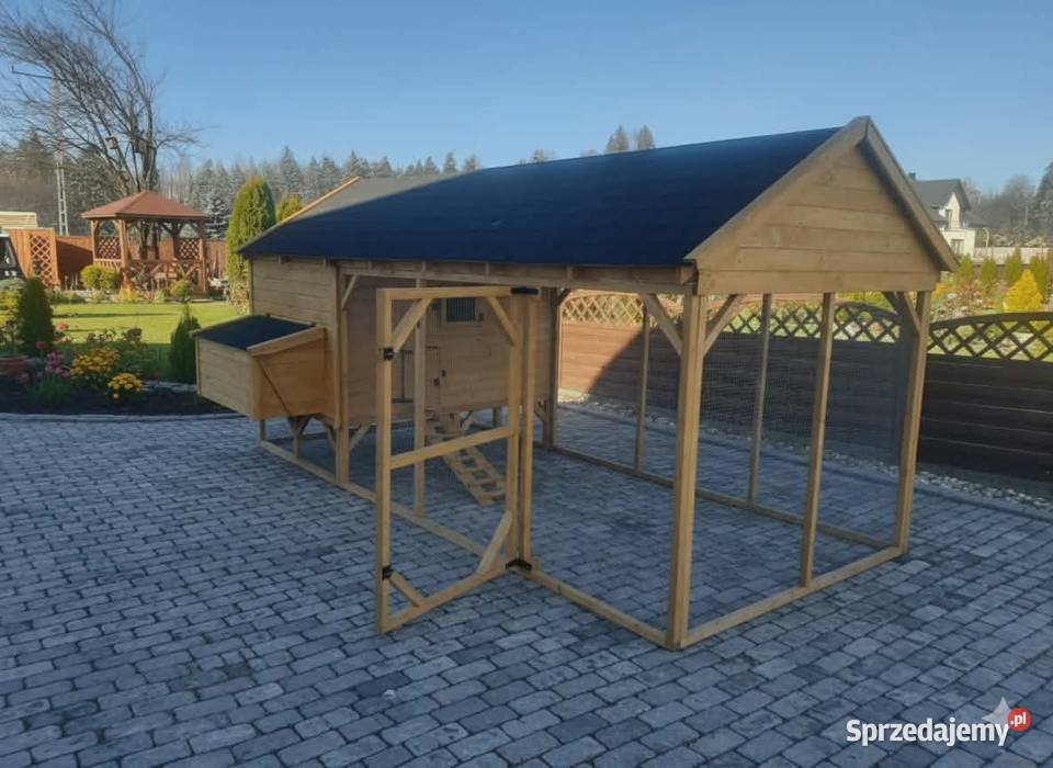 Kurnik kur z wolierą Jordanów