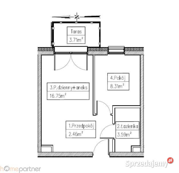 Sprzedam mieszkanie Wrocław 3111m2 2 pokojowe Sprzedaż