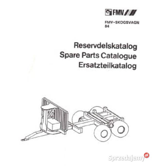 FMV Moheda 84 przyczepa katalog części naprawa motoryzacja, transport sprzedam