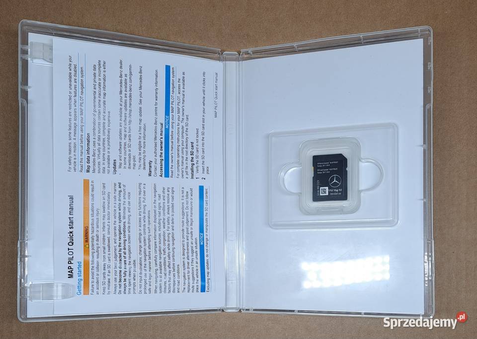 Karta SD nawigacji Garmin Mercedes W213 osobowe Mielęcin sprzedam