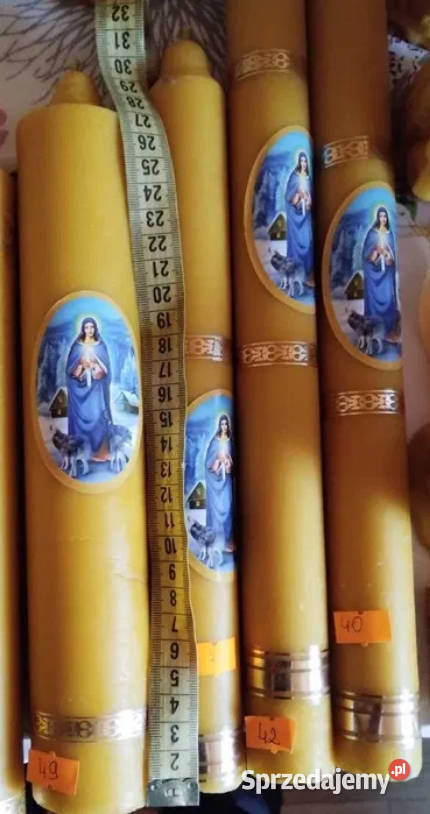 Świeczki woskowe naturalne różne rodzaje Kałuszyn