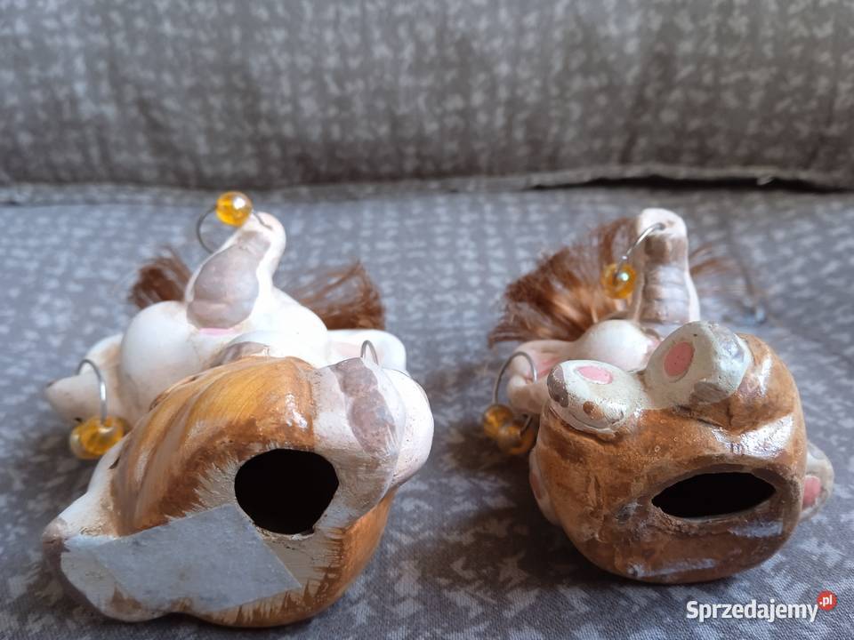 2 dekoracyjne małe słoniki Mielno