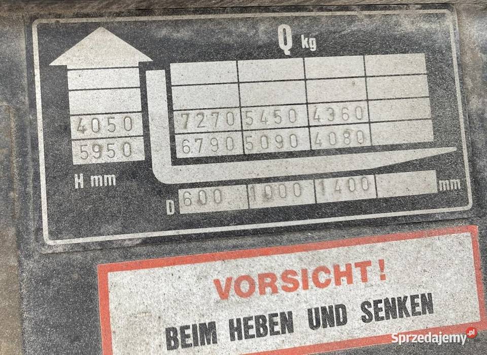 Wózek widłowy Jungheinrich DFG75HC TRIPLEX 75 diesel Nowiny
