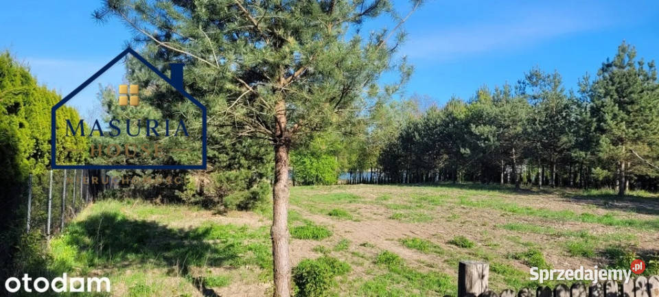 Działka rolnobudowlana z linią brzegową jeziora Lubian