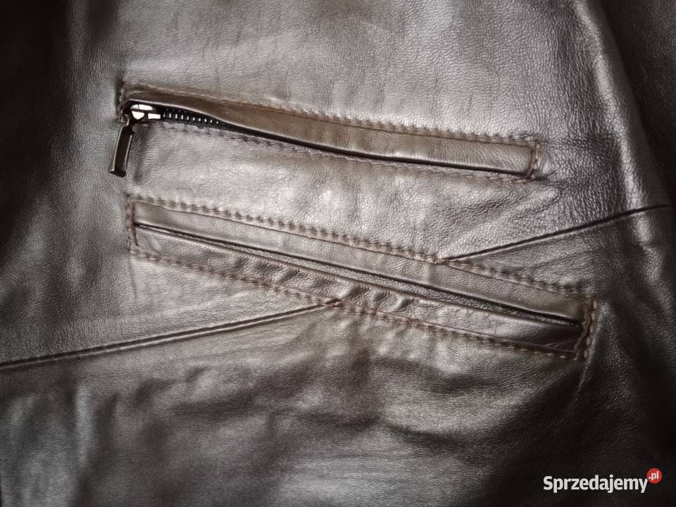 Męski Płaszcz Skórzany DORJAN Rozmiar XXXL NOWY