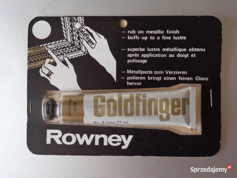 Oryginalna pasta złotnicza Rowney Goldfinger Pozostałe Brzeg