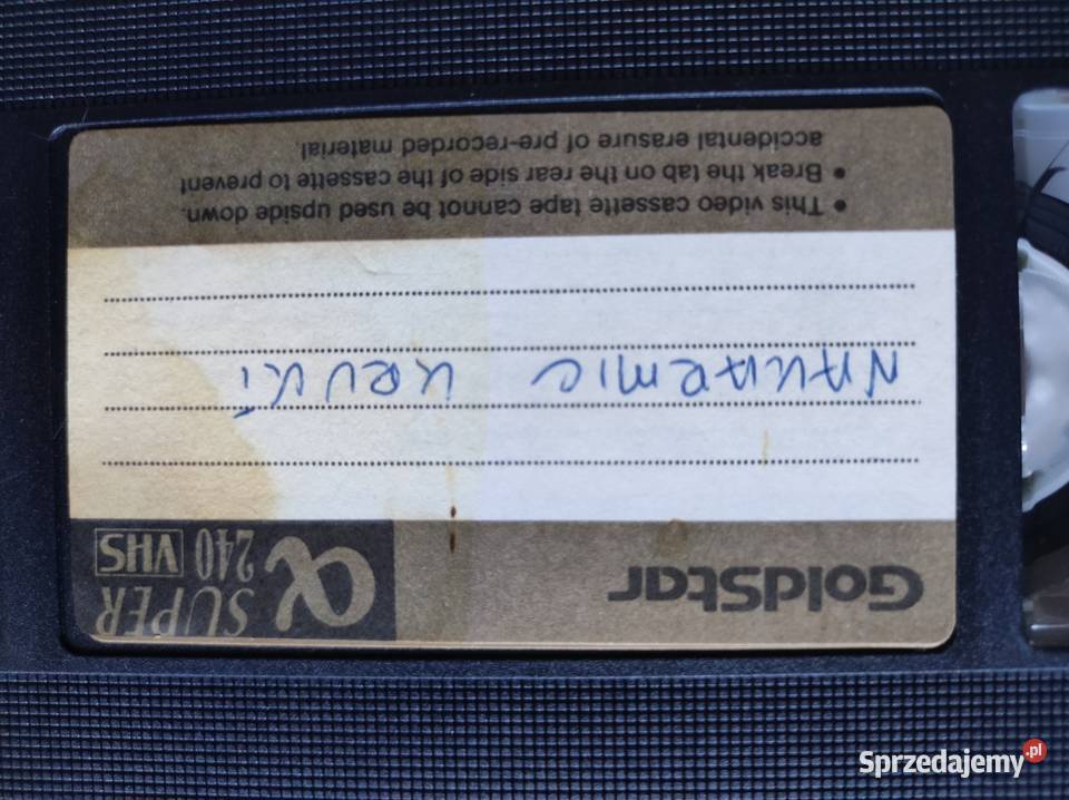 GoldStar VHS SUPER VHS nakarmić kruki film Kielce