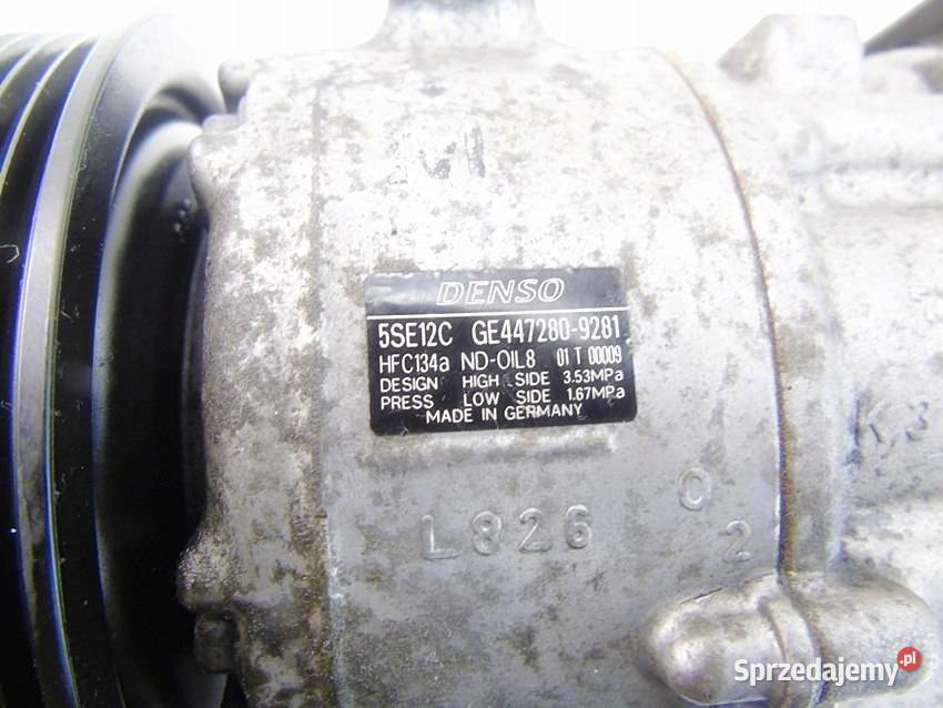 Kompresor klimatyzacji 16 D4D D Verso Auris śląskie sprzedam