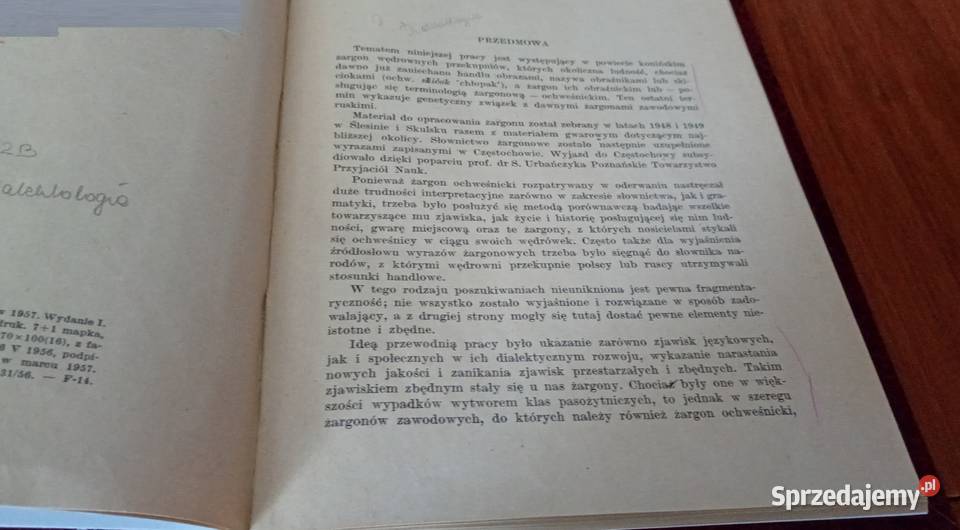 Żargon ochweśnicki Wanda Budziszewska Podręczniki Gdańsk