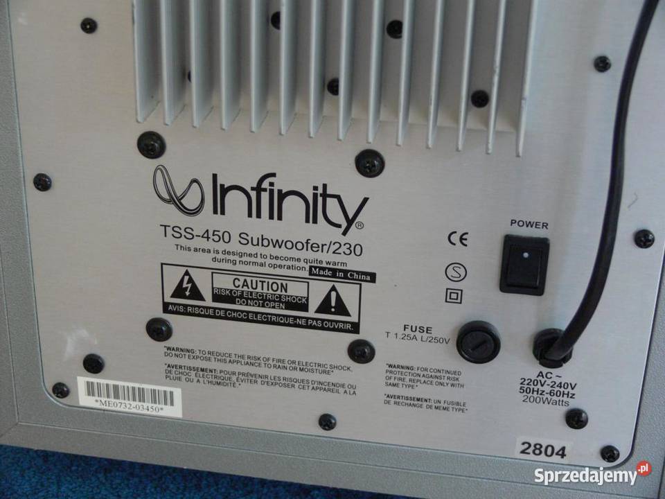 Sub aktywny Infinity TSS450 sub 230 sprawny