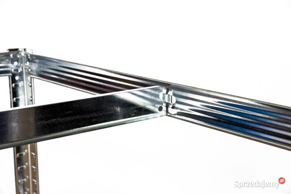 Regał magazynowy metalowy 2w1 5 półek 180x90x40 Poznań