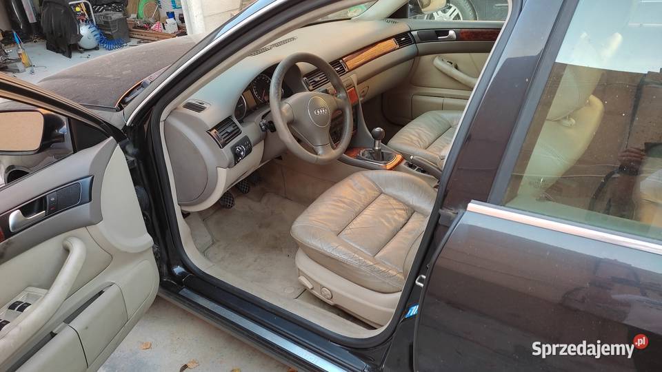 Audi A6 C5 środek skóry stan Jarocin